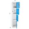 Adiroffice 12 in W, 12 in D, 72 in H, Steel ADI629-204-BLU-2PK - alternate 3